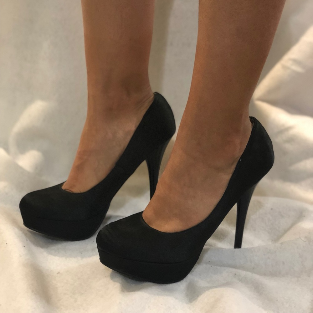 Black heels